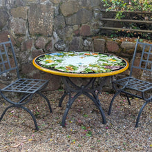 Load image into Gallery viewer, Volcanic stone table - 110cm diam - 'Bevagna'