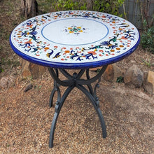 Load image into Gallery viewer, Volcanic stone table - 110cm diam - 'Ricco'