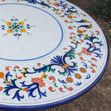 Load image into Gallery viewer, Volcanic stone table - 110cm diam - 'Ricco'