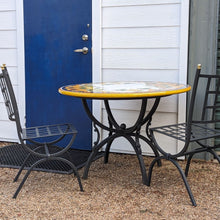 Load image into Gallery viewer, Volcanic stone table - 110cm diam - 'Vietri'