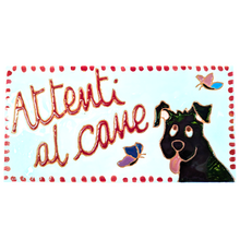 Load image into Gallery viewer, 'Beware of the cat/dog' sign