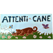 Load image into Gallery viewer, 'Beware of the cat/dog' plaque