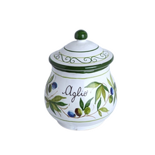 Load image into Gallery viewer, Garlic jar - Black olives