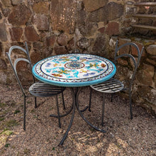 Load image into Gallery viewer, Volcanic stone table - 80cm diam - 'Expo'