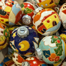 Load image into Gallery viewer, Christmas tree ornament - medium (6cm) - various Tuscan designs