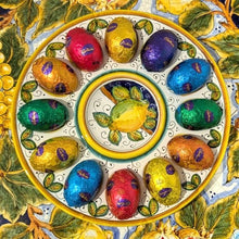 Load image into Gallery viewer, Egg storage plate (29cm diam) - Lemon