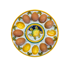 Load image into Gallery viewer, Egg storage plate (29cm diam) - Lemon