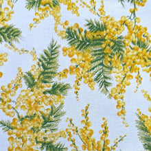 Load image into Gallery viewer, Square cotton tablecloth - 145x145cm - Mimosa design