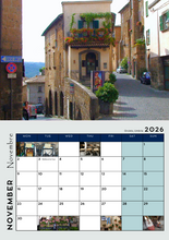 Load image into Gallery viewer, 2026 'Glimpses of Italy' 13-month calendar