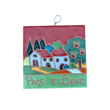 Load image into Gallery viewer, Pace e Bene tile - 10cmx10cm (Sial)