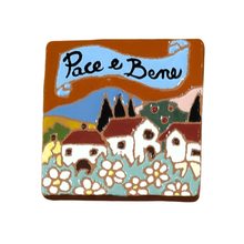 Load image into Gallery viewer, Pace e Bene tile - 10cmx10cm