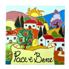 Load image into Gallery viewer, Pace e Bene tile - 15cmx15cm