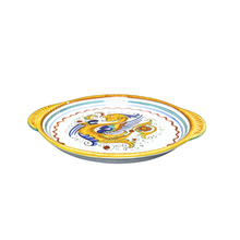 Load image into Gallery viewer, Round tray with handles - medium, 25cm diam - Raffaellesco