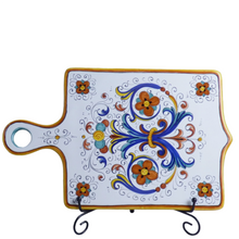 Load image into Gallery viewer, Cheese Plate (30x21cm), square with handle - Ricco Deruta