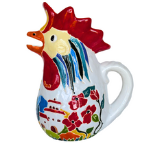 Load image into Gallery viewer, Rooster jug - Tuscan village - 1 litre