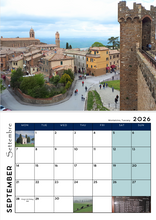 Load image into Gallery viewer, 2026 'Glimpses of Italy' 13-month calendar