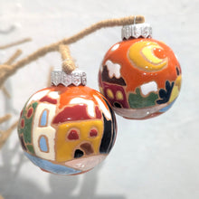 Load image into Gallery viewer, Christmas tree ornament - medium (6cm) - various Tuscan designs