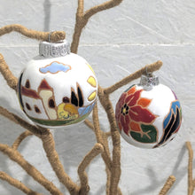 Load image into Gallery viewer, Christmas tree ornament - medium (6cm) - various Tuscan designs