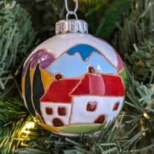 Load image into Gallery viewer, Christmas tree ornament - large (8cm) - Tuscan scenes