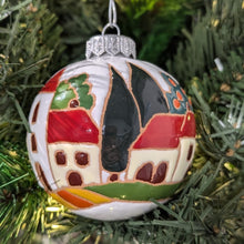 Load image into Gallery viewer, Christmas tree ornament - large (8cm) - Tuscan scenes