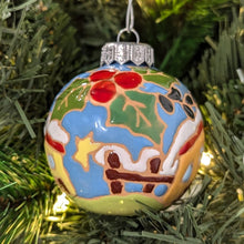 Load image into Gallery viewer, Christmas tree ornament - large (8cm) - Tuscan scenes
