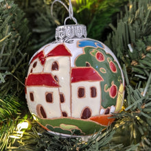 Load image into Gallery viewer, Christmas tree ornament - large (8cm) - Tuscan scenes