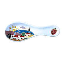 Load image into Gallery viewer, Spoon Rest with Tuscan village