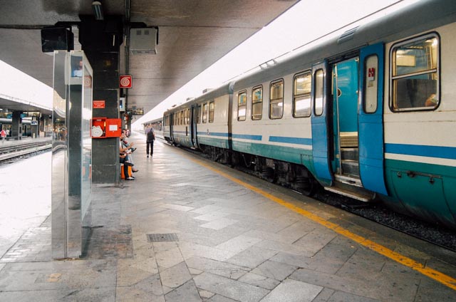 Travelling by train in Italy