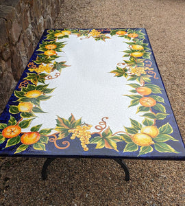 Volcanic stone table - 150 x 90cm - 'Assisi'