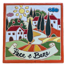 Load image into Gallery viewer, Pace e Bene tile - 15cmx15cm (Sial)
