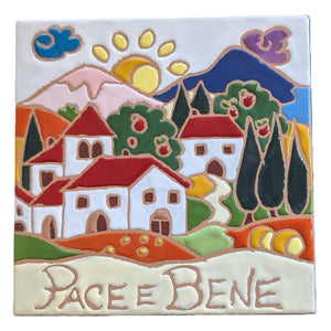 Pace e Bene tile - 15cmx15cm (Sial)