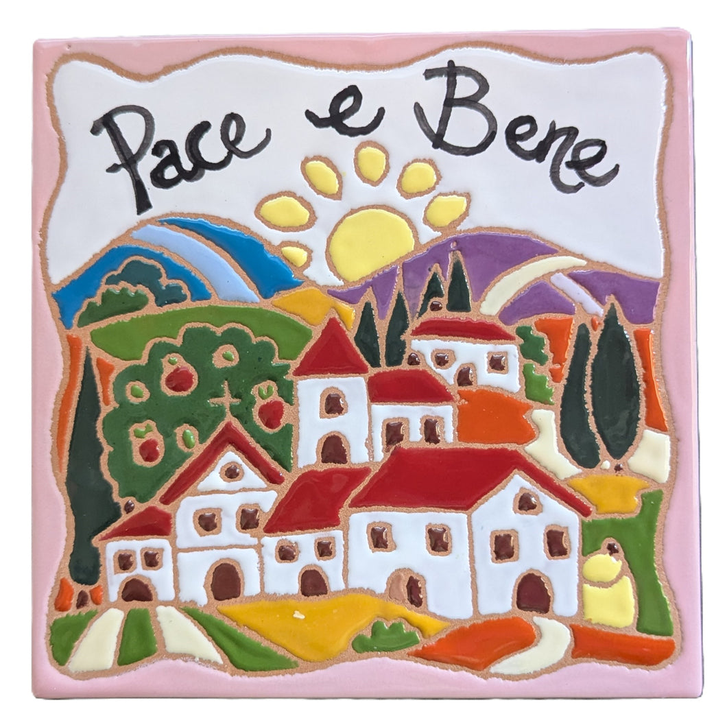 Pace e Bene tile - 15cmx15cm (Sial)