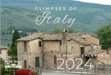 'Glimpses of Italy' 2024 calendar - cover