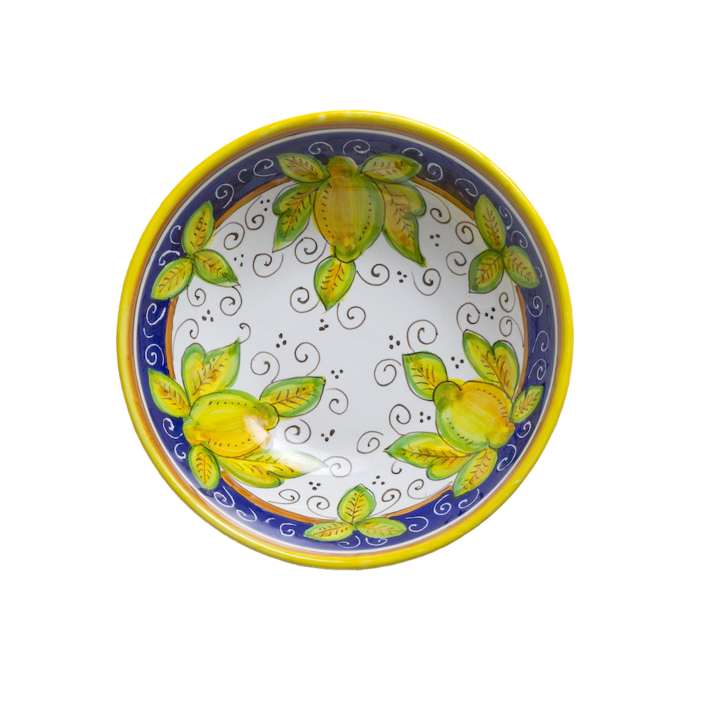 Serving bowl, medium (20cm diam) - Lemon