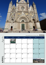 Load image into Gallery viewer, 2026 &#39;Glimpses of Italy&#39; 13-month calendar
