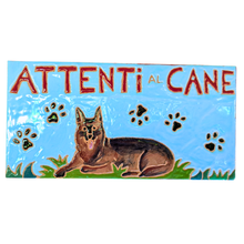 Load image into Gallery viewer, 'Beware of the cat/dog' plaque
