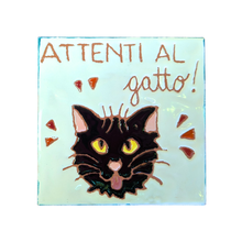 Load image into Gallery viewer, 'Beware of the cat/dog' plaque
