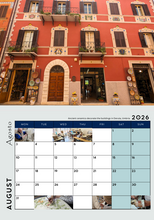 Load image into Gallery viewer, 2026 &#39;Glimpses of Italy&#39; 13-month calendar
