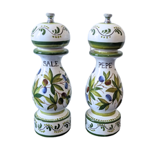 Load image into Gallery viewer, Salt &amp; Pepper Grinders (ceramic tops) - Black olives
