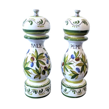 Load image into Gallery viewer, Salt &amp; Pepper Grinders (ceramic tops) - Black olives
