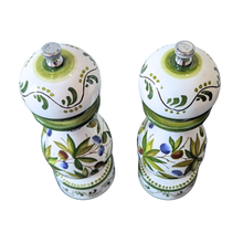 Load image into Gallery viewer, Salt &amp; Pepper Grinders (ceramic tops) - Black olives
