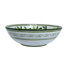 Load image into Gallery viewer, Large round serving bowl (30cm) - Black olives
