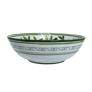 Large round serving bowl (30cm) - Black olives