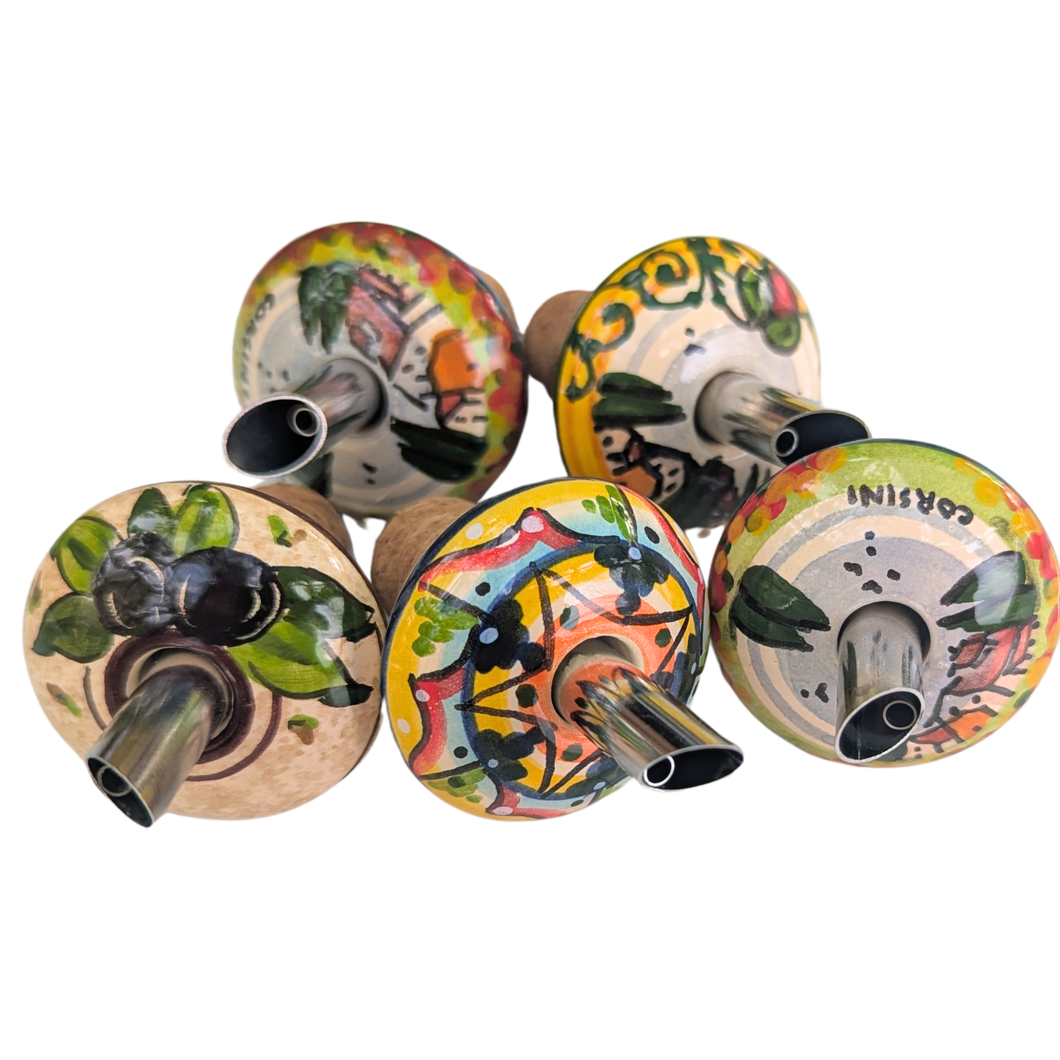 Oil bottle stopper and pourer