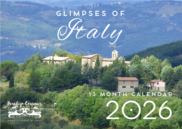 2026 'Glimpses of Italy' 13-month calendar