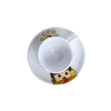 Load image into Gallery viewer, Espresso cup &amp; saucer with Tuscan scene
