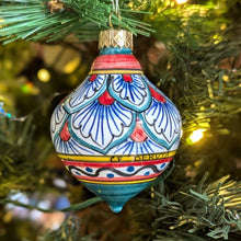 Load image into Gallery viewer, Christmas ornament - medium (6cm) - various designs, tear drop shape
