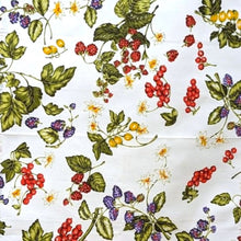Load image into Gallery viewer, Cotton apron - frutti di bosco (fruit of the forest)
