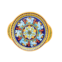 Load image into Gallery viewer, Set of two round trays with handles - 25cm and 30cm diam - Giglio
