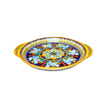 Load image into Gallery viewer, Set of two round trays with handles - 25cm and 30cm diam - Giglio
